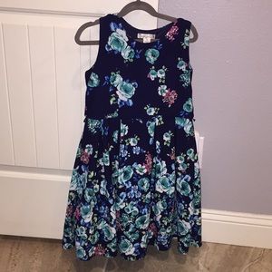 Blue Floral Dress